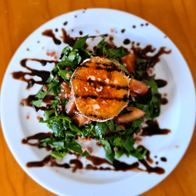 ensalada con rulo de cabra